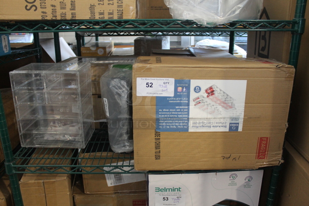 ALL ONE MONEY! Tier Lot of Various Items Including Can Organizer and Poly Bins - Image 1 of 4