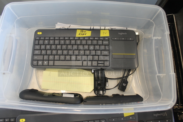 ALL ONE MONEY! Lot of Various Items Including Keyboards and Remotes - Image 4 of 4