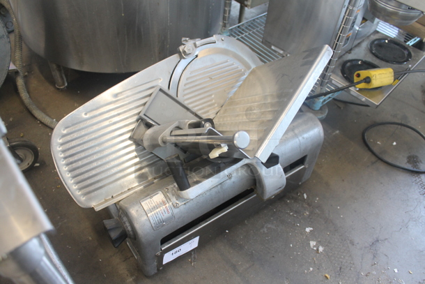 Hobart 1612E Stainless Steel Commercial Countertop Automatic Meat Slicer. 115 Volts, 1 Phase. Cannot Test Due To Missing Power Switch - Image 3 of 9