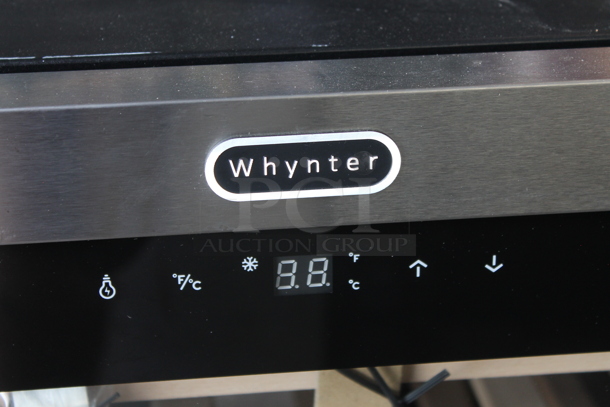 BRAND NEW SCRATCH AND DENT! Whynter FWC-341TS Freestanding 34 Bottle Wine Cooler Merchandiser w/ Touch Screen. 115 Volts, 1 Phase. Tested and Working! - Image 3 of 4