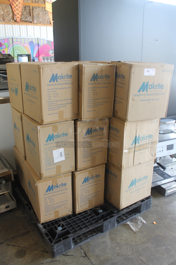 21 BRAND NEW! Boxes of 240 Makrite 9500-N95S Disposable Respirator. 21 Times Your Bid! - Image 2 of 5