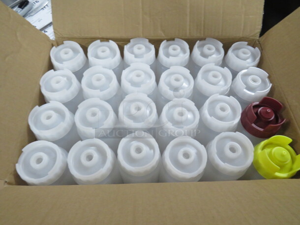 One Lot Of 24 NEW Double Capped Squeeze Bottles.  - Image 2 of 2