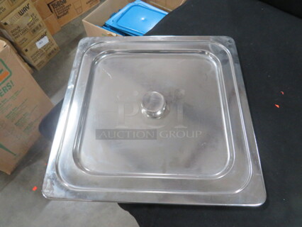One 14X14 Stainless Steel Lid. 