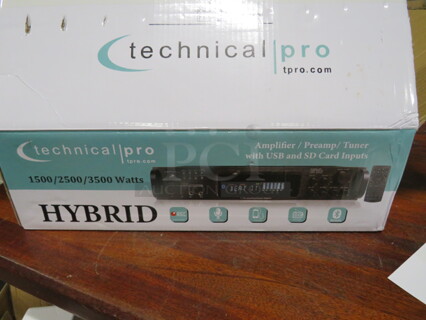 One NEW Technical Pro Amplifier. #H3502