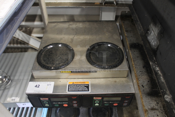 2015 Bunn AXIOM 2/2 TWIN Stainless Steel Commercial Countertop 4 Burner Coffee Machine. 120/208-240 Volts, 1 Phase. - Image 2 of 5