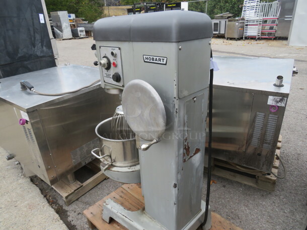 One Hobart 40 Quart Planetary Mixer With Bowl Whip And Paddle. Unable To Test. 208 Volt. 3 Phase. Model# D-340.  - Image 5 of 7