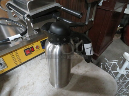 One Stainless Steel Stanley Cream Dispenser.