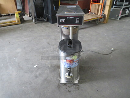 One Bunn Tea Brewer With Filter Basket, Satellite With Lid And Spigot. Model# TU3Q. 120 Volt. 9X20X35