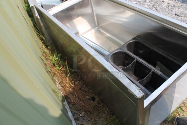 BRAND NEW SCRATCH AND DENT! Regency 600IB1836 Commercial Stainless Steel Underbar Ice Bin.  - Image 6 of 6
