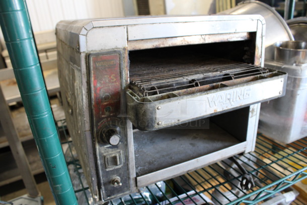 Waring Stainless Steel Commercial Countertop Electric Powered Conveyor Toaster Oven. 115 Volts, 1 Phase. 15x19x14 - Image 4 of 5