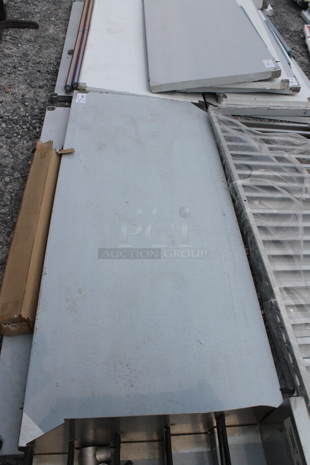 BRAND NEW SCRATCH AND DENT! Regency Spec Line Commercial Stainless Steel Disassembled Work Table With Undershelf And Legs - Image 3 of 6