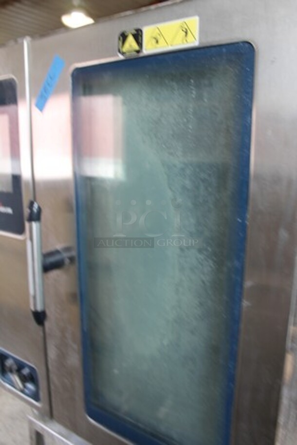 LATE MODEL! Alto Shaam CTP10-10E Stainless Steel Commercial Electric Powered Combitherm Convection Oven on Stainless Steel Equipment Stand. 208-240 Volts, 3 Phase. - Image 4 of 10