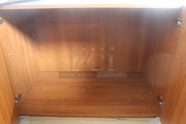 Wood Pattern 2 Door Cabinet - Image 3 of 5