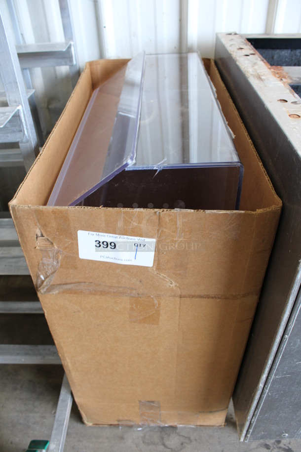 Clear Poly Bin w/ Lid. 23.5x26x11.5 - Image 2 of 3