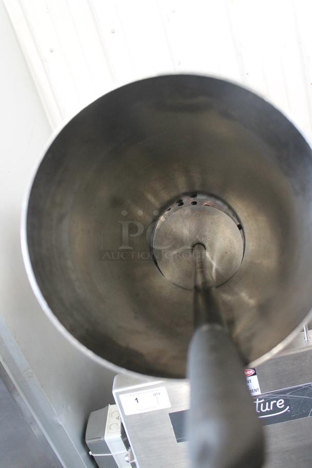 2017 Goodnature EG-260 Stainless Steel Commercial Floor Style Cold Press Juicer on Commercial Casters. 230 Volts, 1 Phase.  - Image 11 of 12