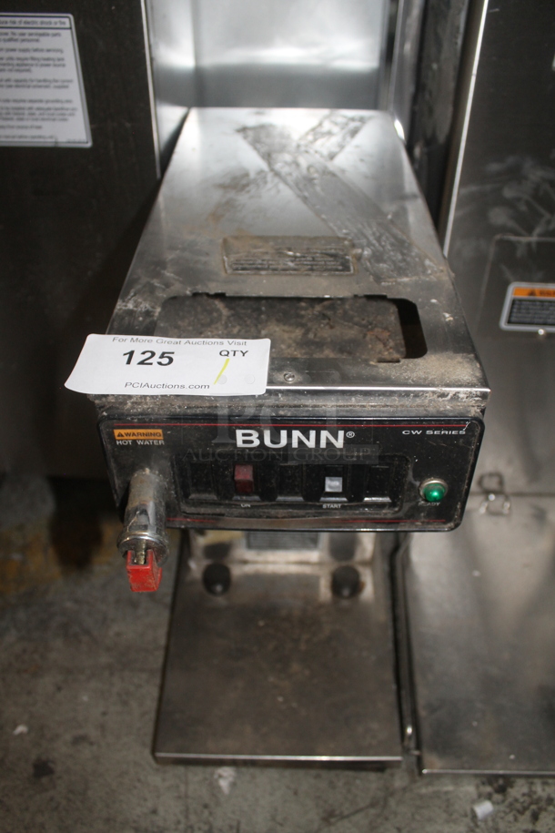 2015 Bunn CWTF-TC DV Stainless Steel Commercial Countertop Coffee Machine w/ Hot Water Dispenser. 120 Volts, 1 Phase.  - Image 1 of 4
