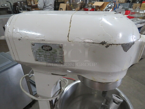 One Working Hobart 20 Quart Mixer. On A Metal Stand With 1 Drawer On Casters. - Image 5 of 7