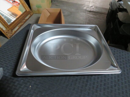 One NEW Vollrath Half Size 2 Inch Deep Super Shape Stainless Steel Oval  Shaped Food Pan. #3102015. $31.74