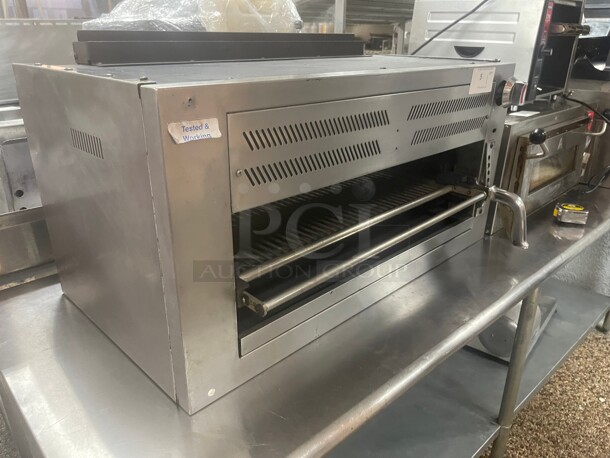 Fully Refurbished! Wolf  36 inch Manual Control Natural Gas Commercial Salamander Broiler - 30,000 BTU NSF Tested and Working! - Image 4 of 8