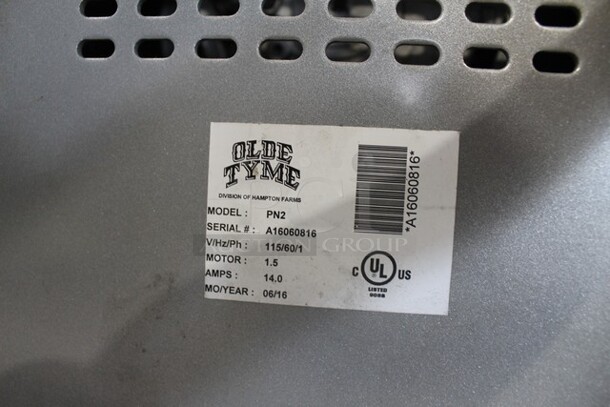 2016 Olde Tyme PN2 Stainless Steel Commercial Countertop Nut Grinder. 115 Volts, 1 Phase. Tested and Working! - Image 9 of 9