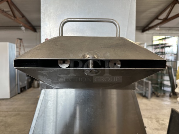 Superior HDMF62 Stainless Steel Commercial Floor Style Horizontal Tortilla Masa Extruder Feeder on Commercial Casters. 230 Volts, 3 Phase. - Image 3 of 8
