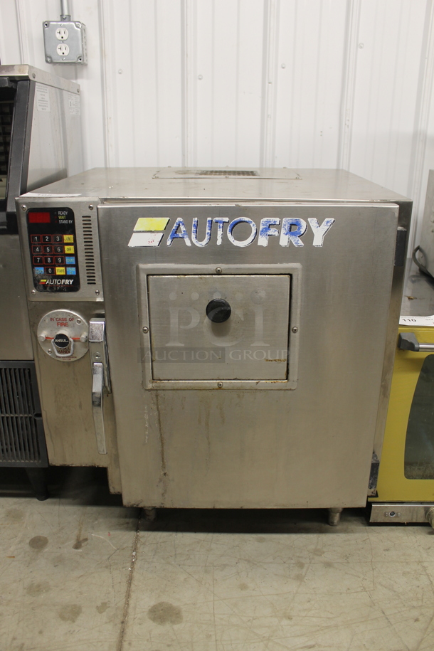 Autofry MTI-10 Commercial Stainless Steel Automated Deep Fryer With Fryer Basket. 240V, 1 Phase. 