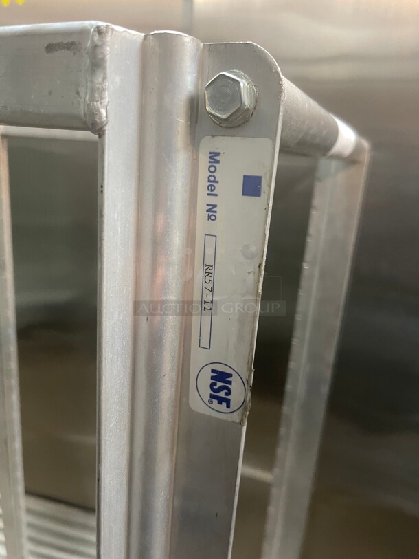 Lockwood Intermediate Height 11 Pan Removable Runner Commercial Rack On Caster RR57-11 NSF Great for Restaurant  - Image 6 of 9