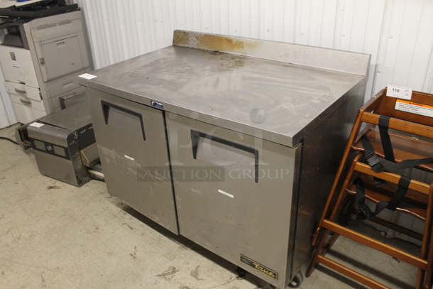 2016 True TWT-48f-HC Commercial Stainless Steel 2-Door Worktop Freezer. 115V, 1 Phase. Tested And Does Not Power On - Image 3 of 6