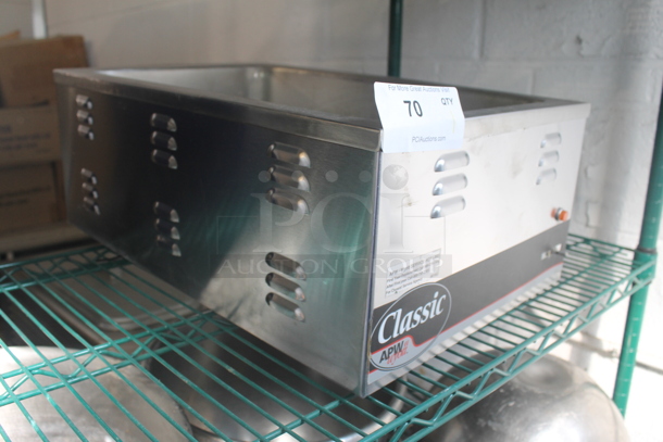 APW Wyoff W-3V Commercial Stainless Steel Electric Countertop Food Warmer 120V, 1 Phase. Tested and Working! - Image 4 of 6