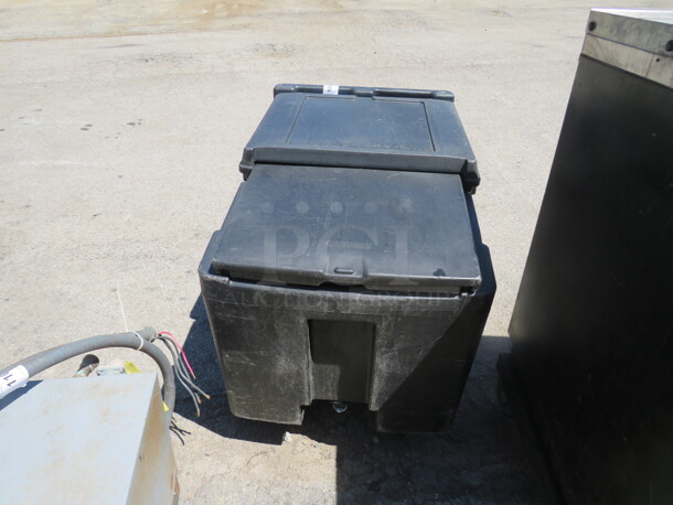 One Cambro Mobile Ice Bin On Casters.  Model# ICS175. 24X38X30. 