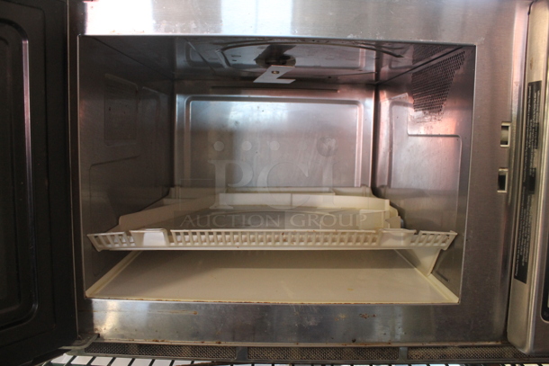 2016 Menumaster RFS12TSW Stainless Steel Commercial Countertop Microwave Oven. 120 Volts, 1 Phase. - Image 3 of 4