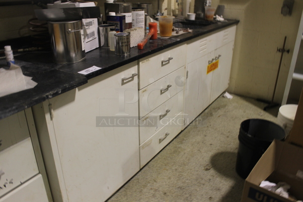 ALL ONE MONEY! Lot of Counter w/ Sink, Doors, Drawers and Contents. BUYER MUST REMOVE. - Image 2 of 9