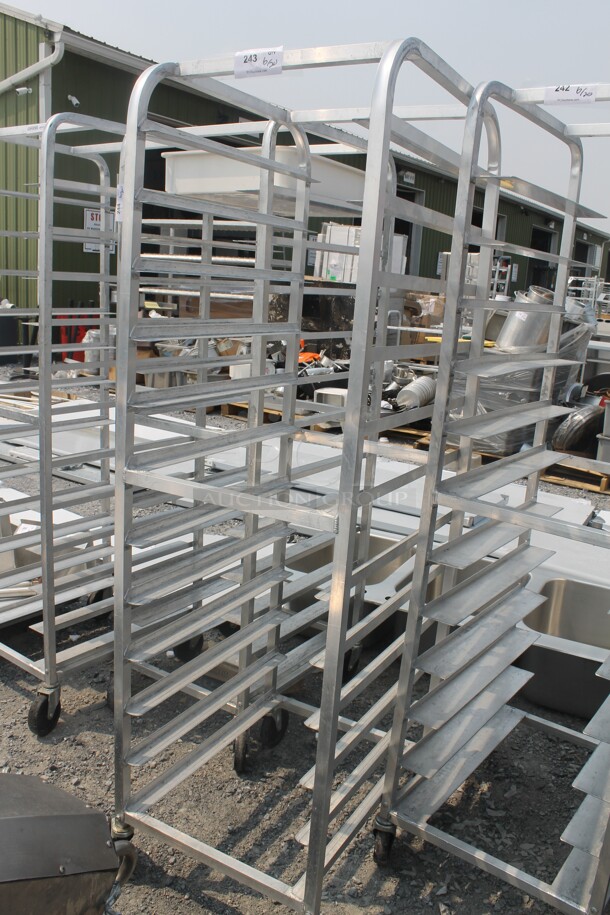 Advance Tabco PR12-5W Commercial Stainless Steel Mobile Sheet Pan Rack On Commercial Casters - Image 3 of 4