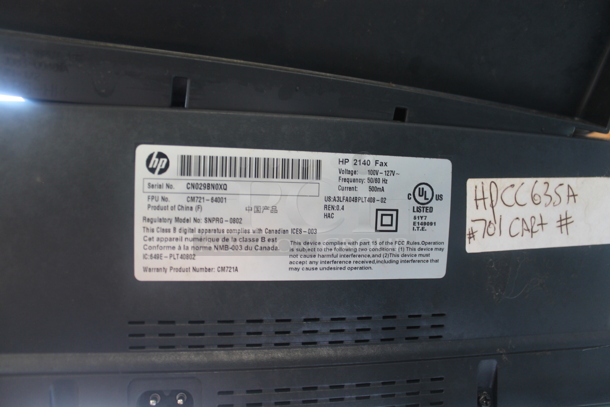 HP 2140 Fax Machine. - Image 5 of 5