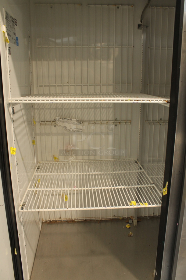 2013 True T-49F ENERGY STAR Stainless Steel Commercial 2 Door Reach In Freezer w/ Poly Coated Racks on Commercial Casters. 115 Volts, 1 Phase. Tested and Working! - Image 4 of 9
