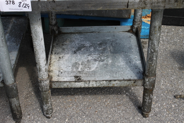 Stainless Steel Commercial Equipment Standw/ Metal Under Shelf. - Image 2 of 3