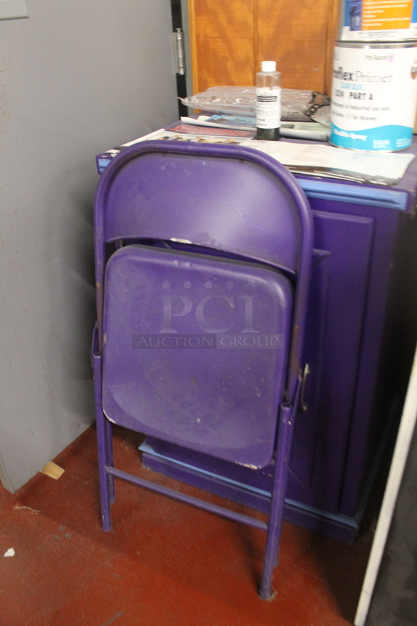 ALL ONE MONEY! Lot of Blue Cabinet w/ Contents. BUYER MUST REMOVE. - Image 3 of 5