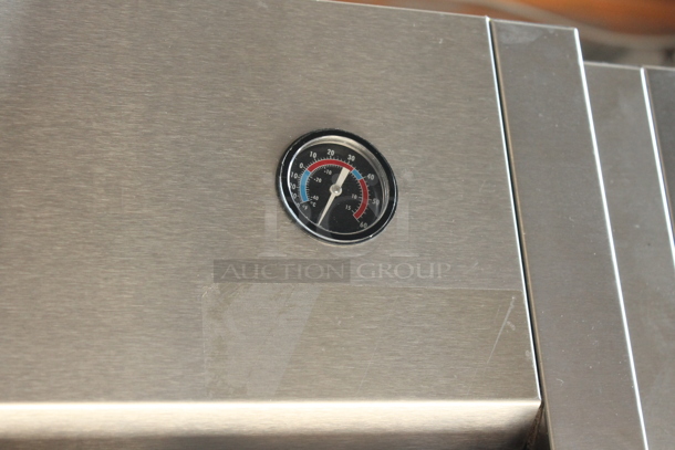2012 True TG2R-2S ENERGY STAR Stainless Steel Commercial 2 Door Reach In Cooler w/ Poly Coated Racks on Commercial Casters. 115 Volts, 1 Phase. Tested and Working! - Image 4 of 8