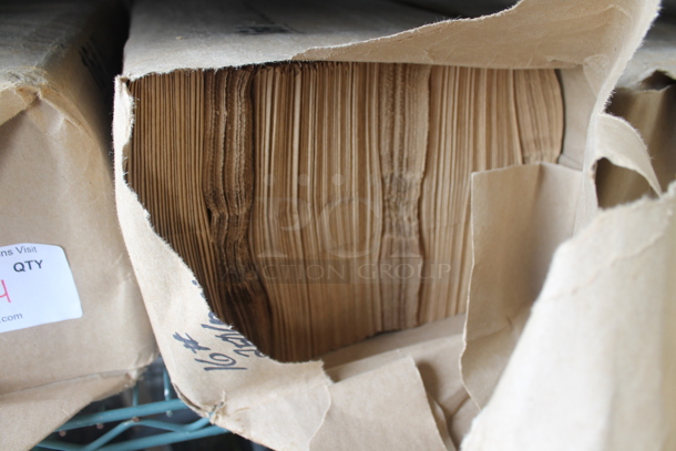 ALL ONE MONEY! Lot of 4 Bags of BRAND NEW Brown Paper Bags - Image 4 of 4