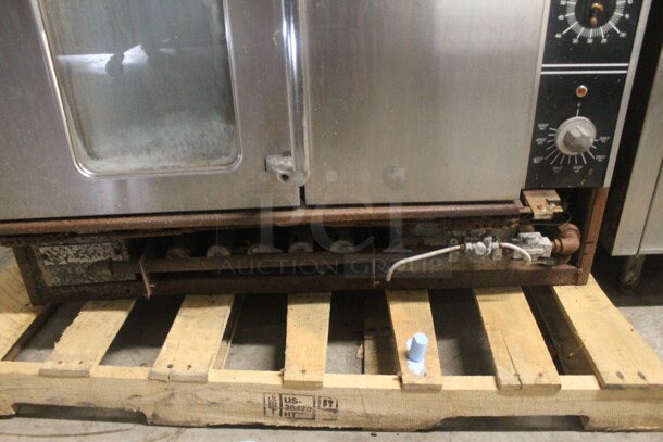 Commercial Stainless Steel Natural Gas Powered Double Stack Gas Convection Ovens. 2 Times Your Bid!  - Image 8 of 10