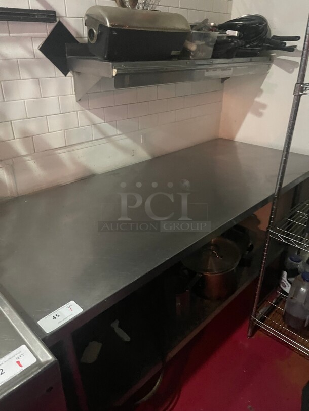 Clean! Stainless Steel Work Table 72x32 NSF - Image 3 of 6