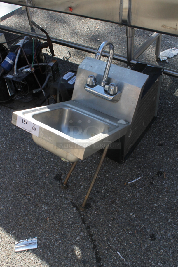 Commercial Stainless Steel Wall Mount Hand Sink With Gooseneck Faucet. - Image 3 of 3