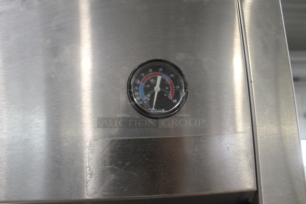 2012 True TG1R-1S ENERGY STAR Stainless Steel Single Door Reach In Freezer w/ Poly Coated Racks on Commercial Casters. 115 Volts, 1 Phase. Tested and Working! - Image 3 of 7