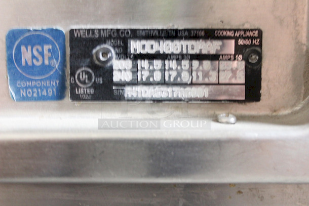 AWESOME! Wells 5P-MOD400TDMAF 4 Pan Drop-In Hot Food Well with Drain Manifolds and Autofill - Dual Thermostatic Control Panels. 208 or 240v, 50/60Hz, 57-1/2x23-5/8x9-3/4 - Image 4 of 6