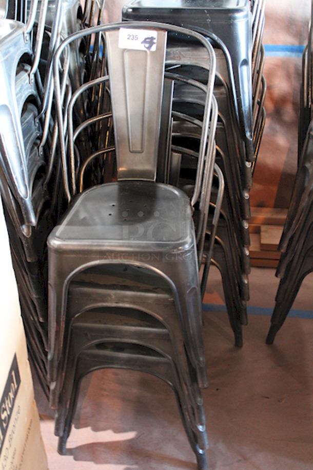 FDW Restaurant Dining Chairs, Indoor/Outdoor, Metal, 18 Inch Seat Height. 4x Your Bid - Image 6 of 6