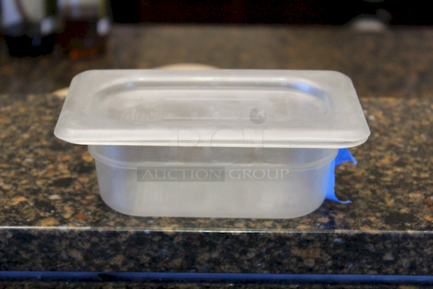 Cambro 1/9 Pan With Lid. 