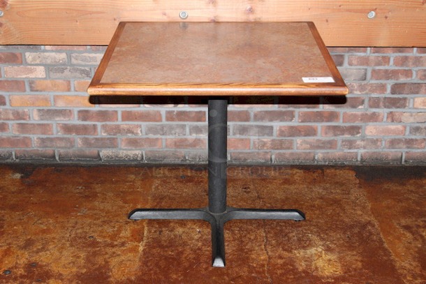 AMAZING! Wood Table With Base.
34x34x30 - Image 3 of 8