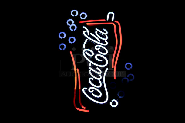 Neon Enhance America Coca-Cola Sign, Changing Lights.
18x2x23 - Image 5 of 5