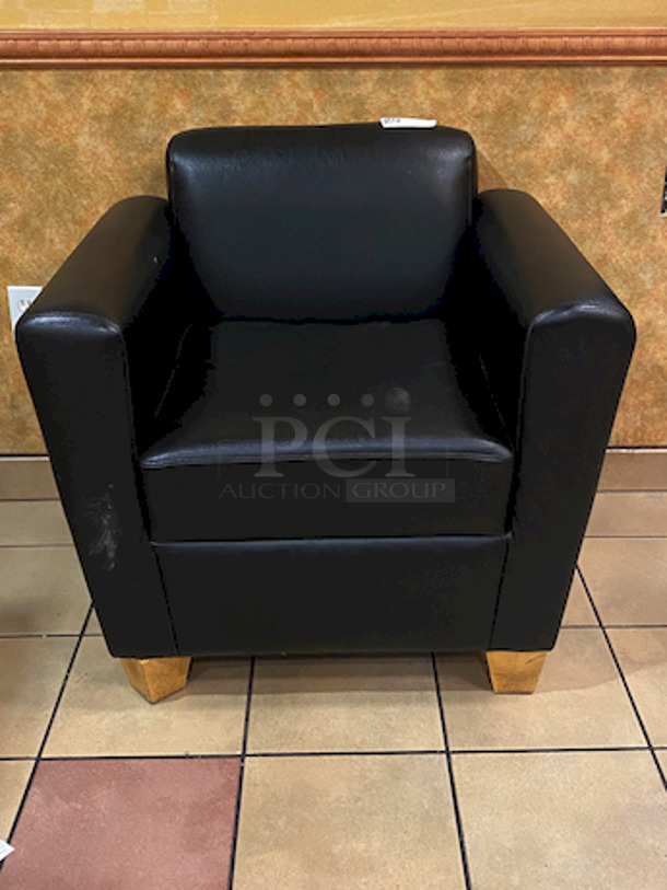 SUPER COMFY! Plymold Upholstered and Padded Coffee Table Seating. 35x28x31 - Image 1 of 5