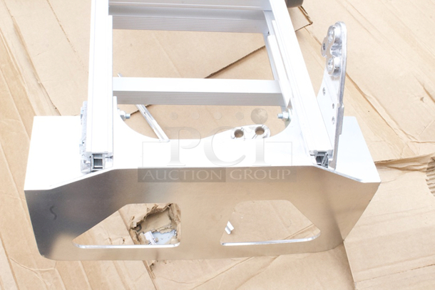 BRAND NEW SCRATCH & DENT! Lavex 750 lb. 2-in-1 Convertible Hand Truck with Nose Plate and Pneumatic Wheels - Image 4 of 4